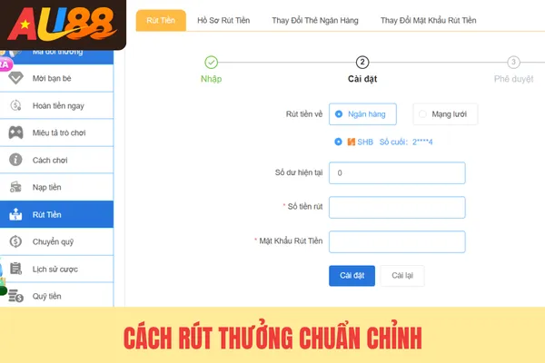 Cách rút thưởng chuẩn chỉnh