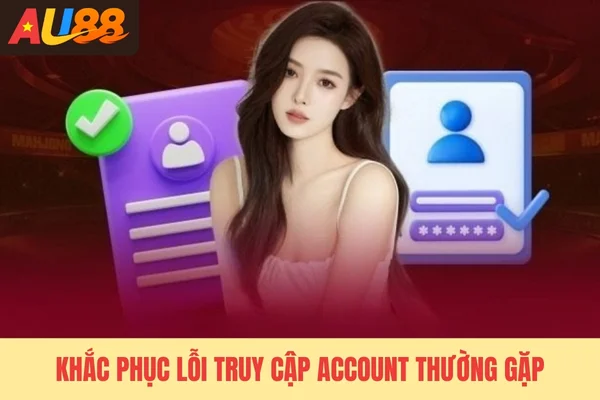 Khắc phục lỗi truy cập account thường gặp